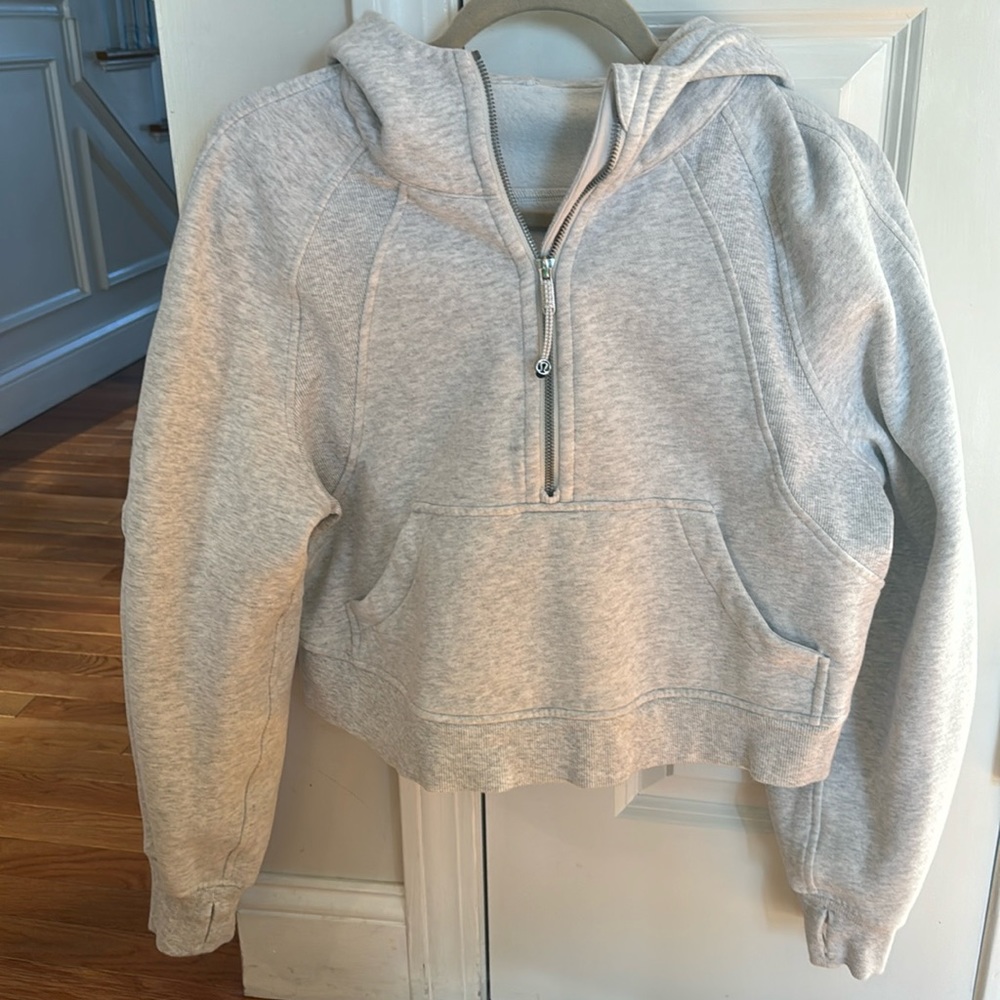 Lululemon crop scuba sweatshirt